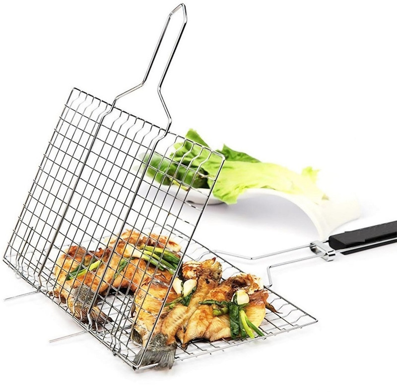 Aum Enterprises AUM Barbecue BBQ Grill Net Basket Charcoal Grill