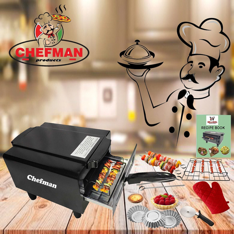 Chefman 10-inch Tandoor 1500W Element for Grill, Roast & Authentic Tandoori BBQ Electric Grill