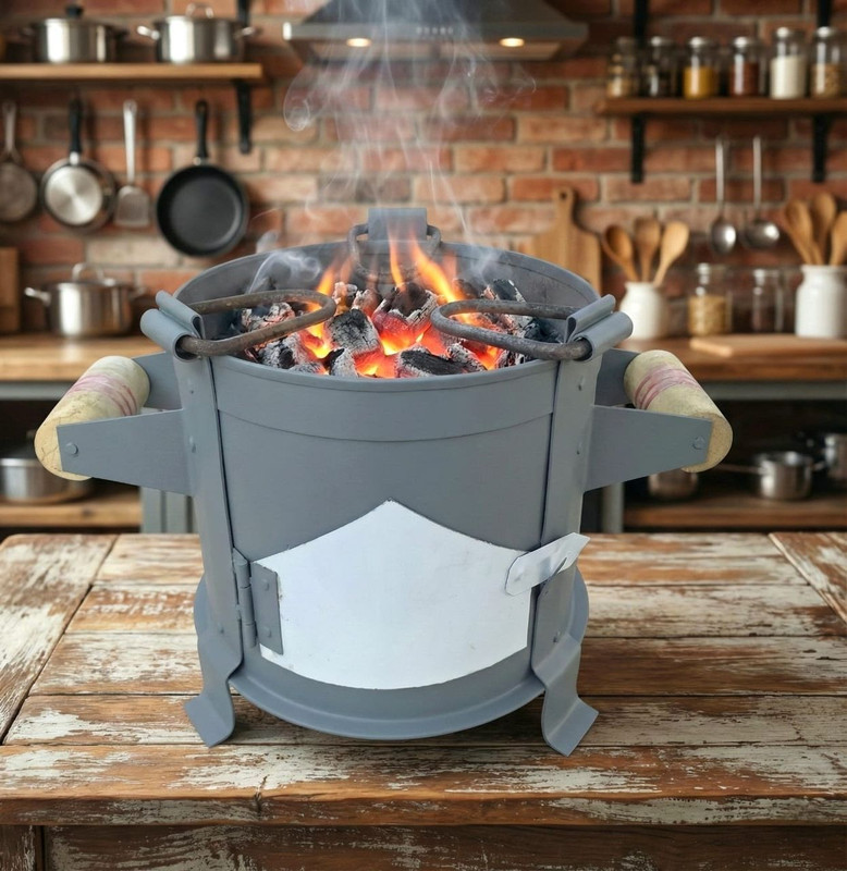 Tradeworld Heavy Duty Sigdi angeethi Barbeque Grill Outdoor Grill Charcoal Grill