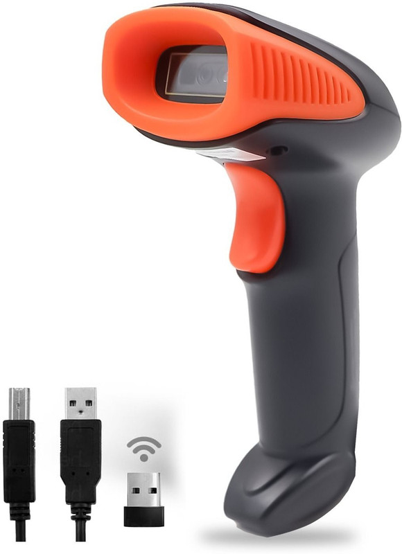 Truecode Wireless Scanner USB all in One Wireless Barcode Scanner with 2.4GHz Nano 2D 2D Camera Barcode Scanner(Handheld)