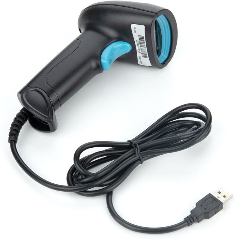 Nexscan HC-3208 2D Barcode Scanner | USB Wired 1D/2D/QR Code Reader | Reader for Retail Stores, Kirana Shops, Warehouses & Supermarkets 2D Camera Barcode Scanner(Handheld)