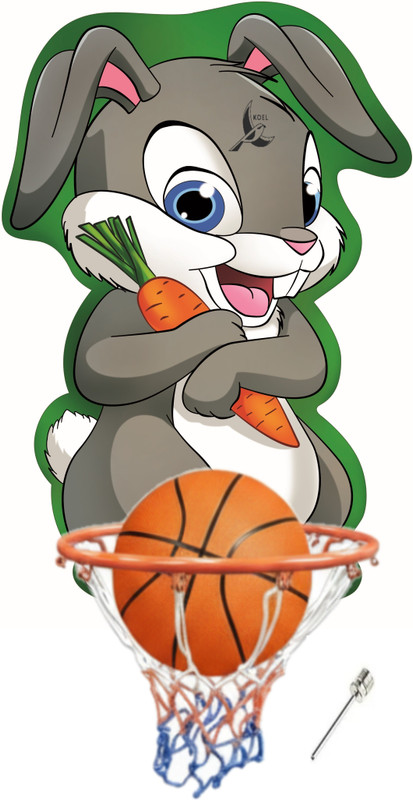 Koel UNICORN Round Basketball ring set Indoor Outdoor Basket Ball hop Basketboard Basketball Ring(3 Basketball Size With Net)