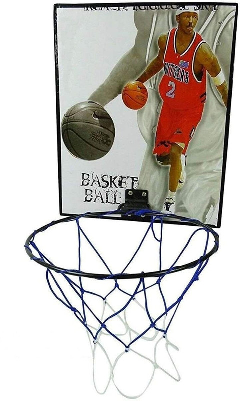 KidsCorner Basketball Set with Hanging Board for Kids, Kids Basketball Toys Basketball - Size: 4(Kids, Pack of 1)