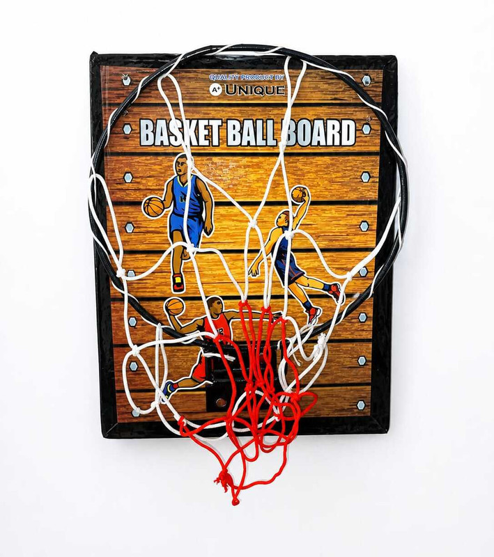 GrowMore Mini Basketball Board with Hoop Net-Wall Mounted Basketball Basketball Ring(7 Basketball Size With Net)