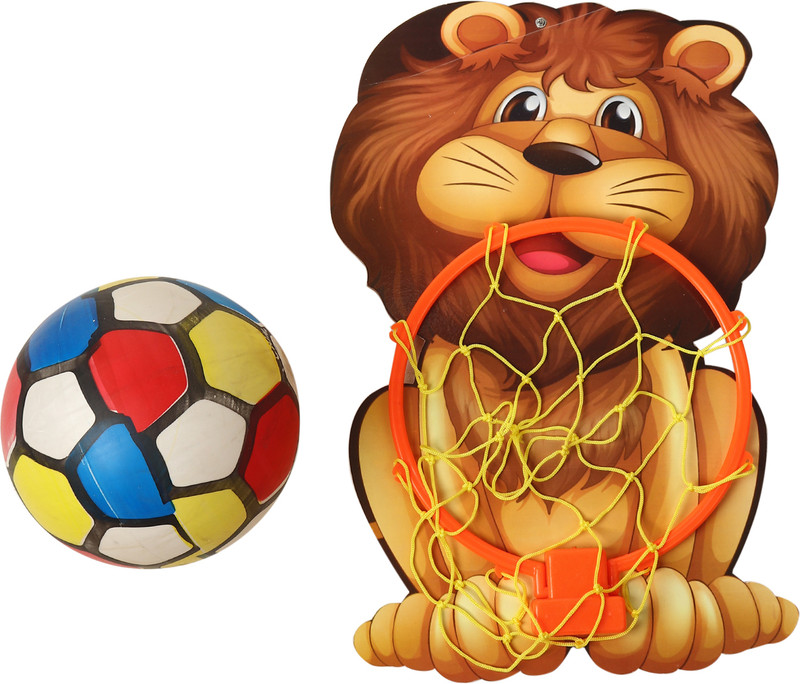 ArrowMax Basketball Board Set For kids Basketball Ring(3 Basketball Size With Net)