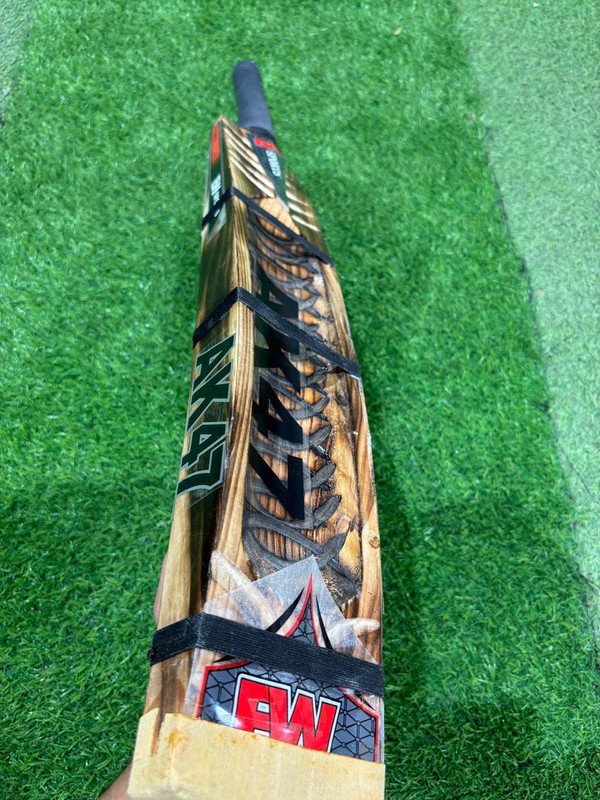 Willow master Ak47 Malhar Triple Blade Hard Tennis Kashmir Willow Cricket  Bat For 15+ Yrs(1 kg)