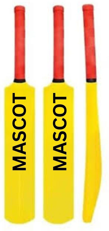 Mascot Hitman Hard Fiber Tennis Ball for Kids 15 +yrs Poplar Willow Cricket  Bat For 4 - 5 Yrs(600 g)