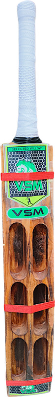 VSM Fire Dynamite X 6 Capsule Scoop Double Blade Burn Full Size With Tatron Cover Poplar Willow Cricket  Bat For 15+ Yrs(1 kg)