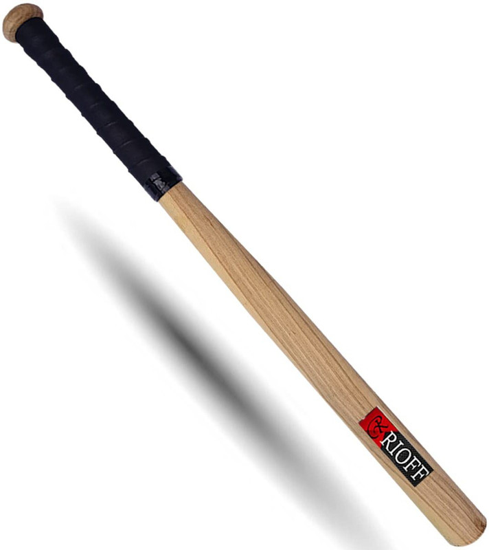 Rioff Wooden Baseball bat - Heavy Duty for Self Defence Willow Baseball  Bat For 15+ Yrs(649 g)