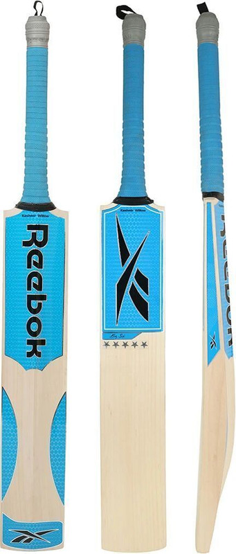 REEBOK Big Six (A+ Grade, Pre-Knocked: Ready to Play) Kashmir Willow Cricket  Bat For 15+ Yrs(1148 g)
