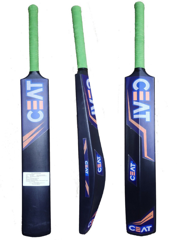 Ceat six hitman Very Strong PVC Black Beauty Full Size PVC/Plastic Cricket Bat For 12 to 14+ Yrs PVC/Plastic Cricket  Bat For 12 - 14 Yrs(750 g)