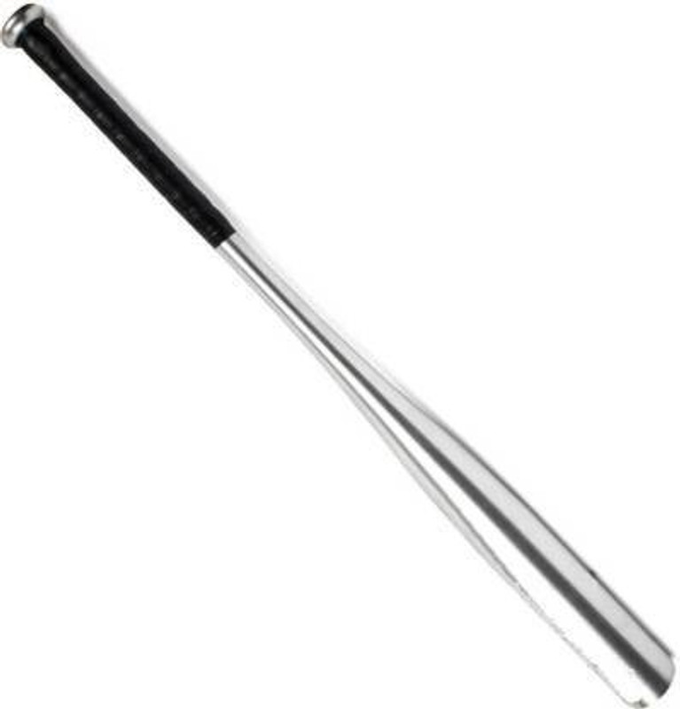 YMD Metal Baseball Bat For Man and Woman Safety Willow Baseball Bat SILVER 34 inch Alloy Baseball  Bat For 15+ Yrs(1100 g)