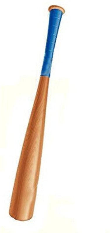 rajshree enterprises meerut RJM-965 Heavy Duty Natural Wood Baseball Solid Bat Willow Baseball  Bat For 15+ Yrs(650-680 g)