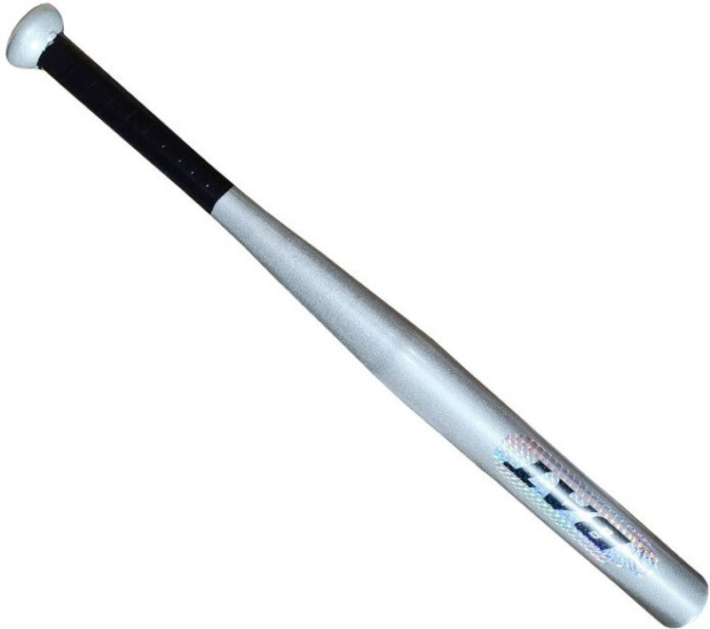 HouseOfCommon R.J ENTERPRISESHeavy Duty Natural Wood Baseball Bat baseball {silver} Willow Baseball  Bat For 15+ Yrs(600 g)