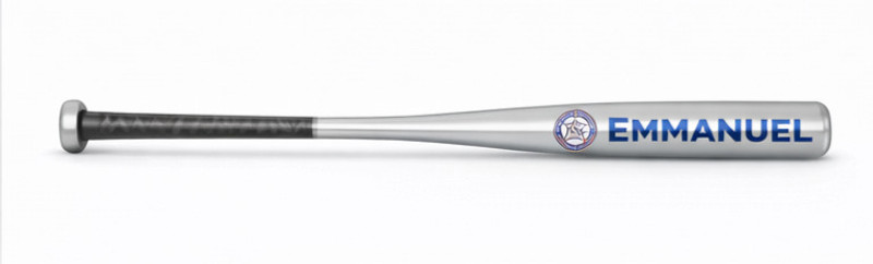 EMANUEL Softball Slugger Aluminium Softball  Bat For 15+ Yrs(600 g)