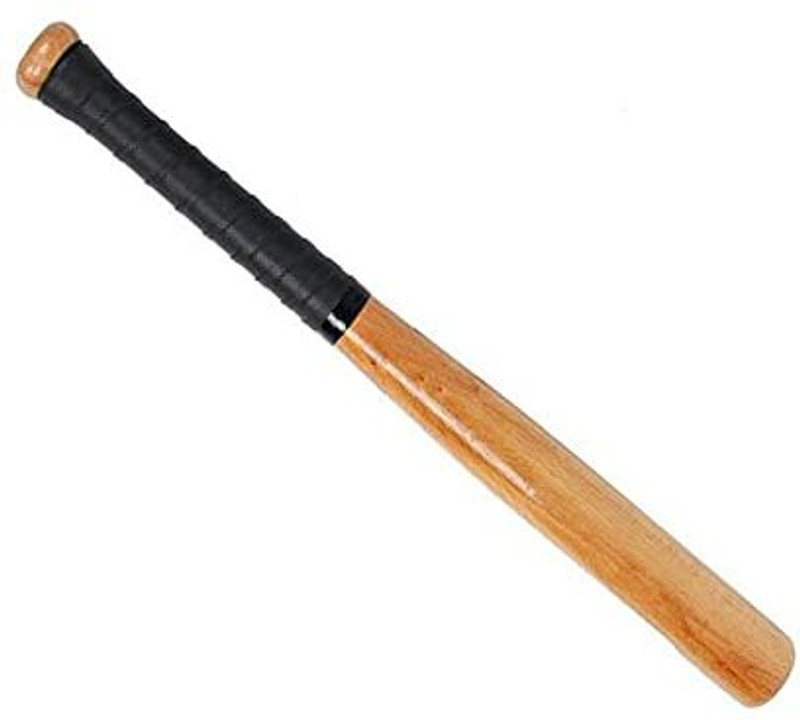 Rakso Wooden Baseball bat - Heavy Duty Solid Sports base bat Ideal for self Defense Willow Baseball  Bat For 15+ Yrs(400 g)