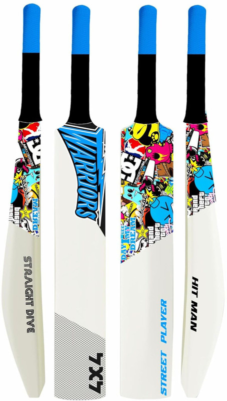 Jaspo Warrior Plastic Tennis Bat Full Size 34x4.5 Inch PVC/Plastic Cricket  Bat For 15+ Yrs(850 g)