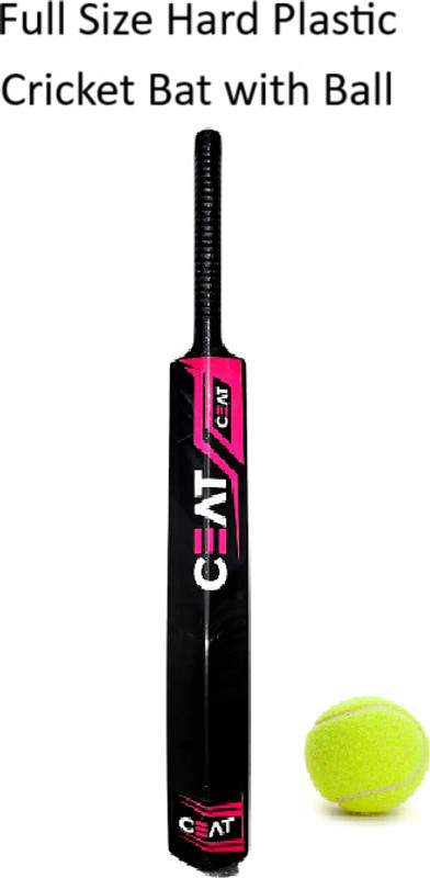 Jyoti Full Size Hard Plastic bat with ball/ age group of 15+ PVC/Plastic Cricket  Bat For 15+ Yrs(0.8 kg)