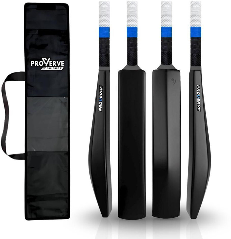 proverve Cricket Tennis Bat Combo with Premium Grip & Tetron Bat Cover, Full Size Turf PVC/Plastic Cricket Bat For 15+ Yrs(0.85 kg)