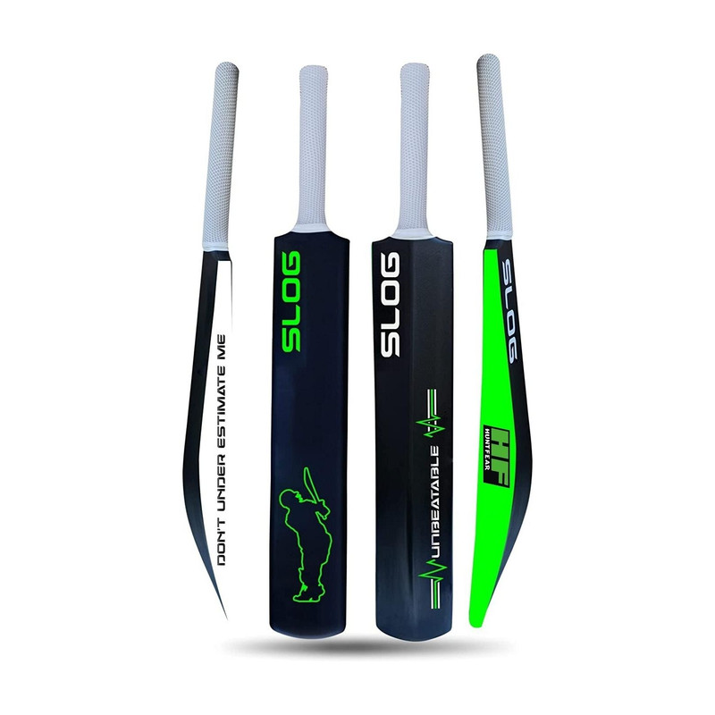 HF THE ORIGINAL Slog Full Size (Ideal for 15+) Hard PLastic For tennis Ball PVC/Plastic Cricket Bat For 15+ Yrs(850 g)