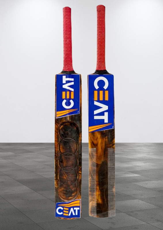 NSP Diamond Cutting Burn Bat Poplar Willow Cricket Bat Full Size Bat Poplar Willow Cricket  Bat For 15+ Yrs(700-900 g)