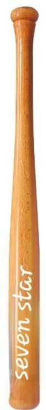 rajshree enterprises meerut RJMEERUT* (Heavy Duty)Natural Wood Baseball Bat unisex baseball {latest brown..} Willow Baseball  Bat For 15+ Yrs(600 g)