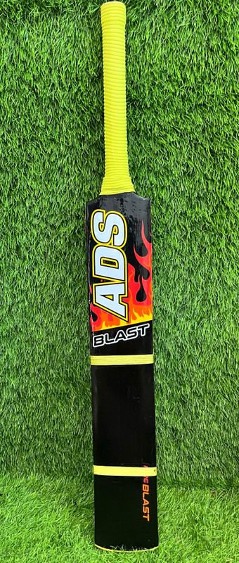 Ads sports Soft tennis colour edition cane Kashmir Willow Cricket  Bat For 15+ Yrs(800-950 g)