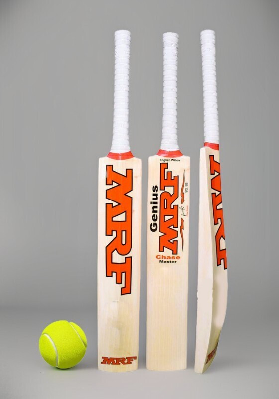 SUNSTAIN new red Tennis bat Poplar Willow Cricket  Bat For 12 - 14 Yrs(1 kg)