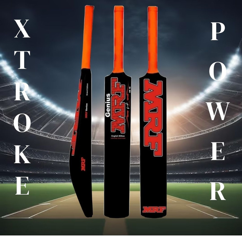 XTROKE The Power Edition Hard Plastic Cricket bat with Tennis Ball for All Tennis Ball PVC/Plastic Cricket  Bat For 15+ Yrs(750 g)