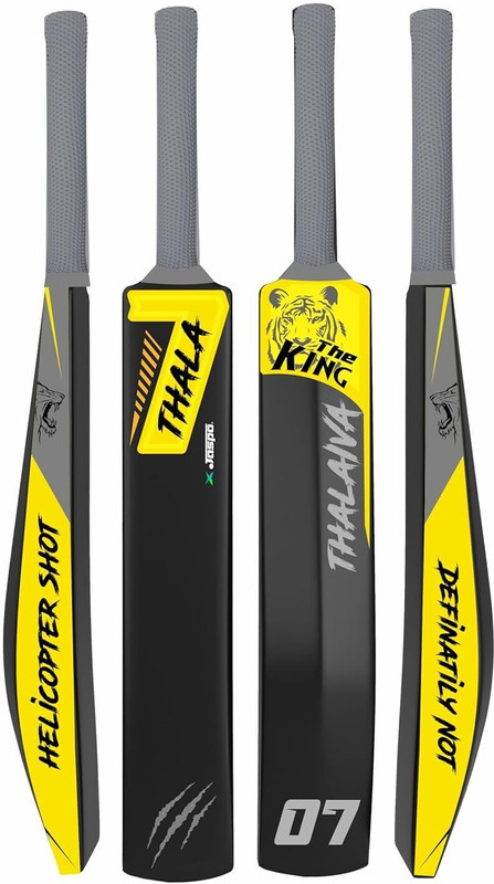 Jaspo Fumes Premium Hard Plastic Cricket Full Size Bat for All Age Groups PVC/Plastic Cricket  Bat For 15+ Yrs(850.0 g)