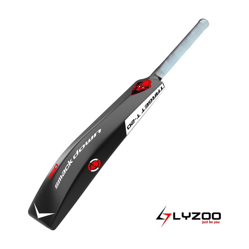 Lyzoo Hard PVC Heavy duty 15+ Age |Pvc Poplar Willow Bat PVC/Plastic Cricket  Bat For 15+ Yrs(850-900 g)