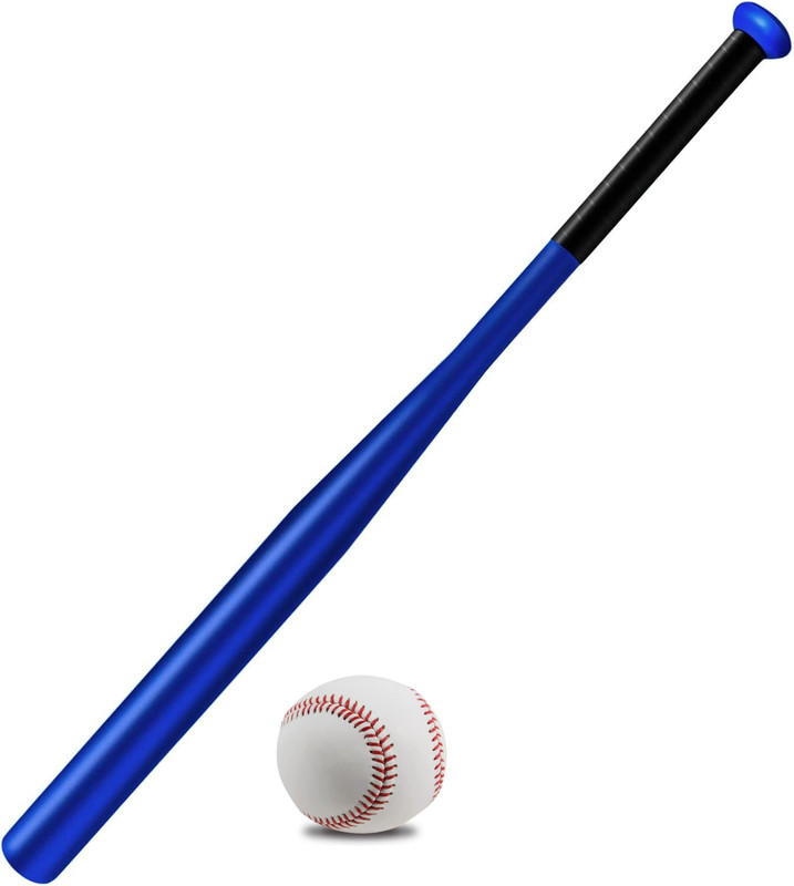 gamers hub Baseball Training Bat Durable and Sturdy Metal Bat for Softball Hitting Practice Alloy Baseball  Bat For 15+ Yrs(800 g)