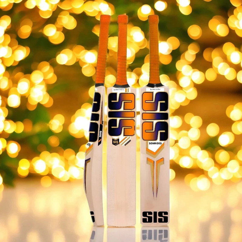 SIS SAINISTARS Tennis Bat Poplar Willow Cricket  Bat For 12 - 14 Yrs(1-1.15 kg)