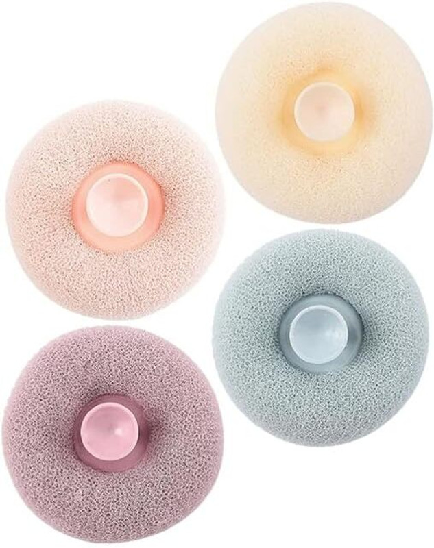 CHINTAVANENTERPRISE Soft Silicone Loofah with Massager - Multi-Color (Pack of 1) Baby Bath Seat(Multicolor)