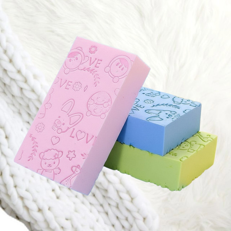 HALAYUDH Cartoon Animal Pattern Sponge Bath