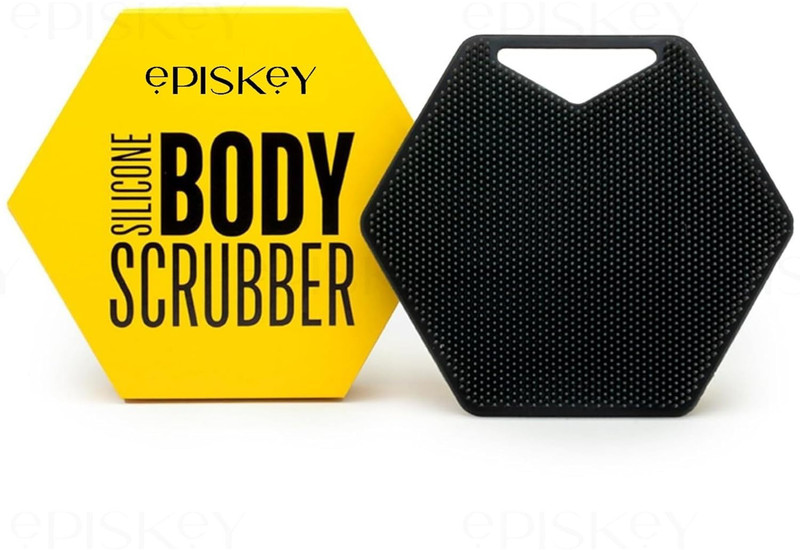 Episkey Body Scrubber|Exfoliates|Deep Cleans|Bespoke Bristles|Ergonomic Handles-Charcoal