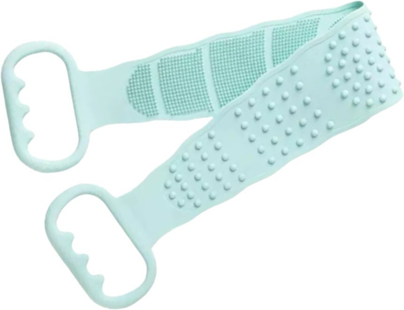 RadhaTex Extra Long Silicone Body Scrubber Belt Back Exfoliating Scrubber for Shower G25