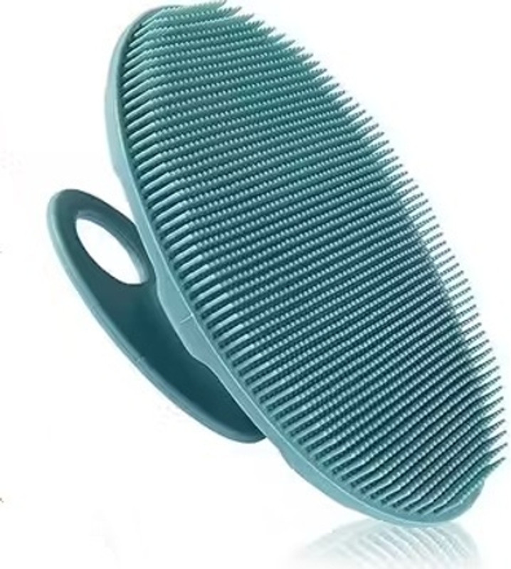 Homzview Multifunctional Silicone scrubber Soft Bath Brush Reusable Body massage brush