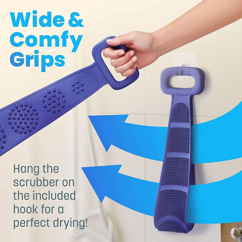 shyam traders Silicone Loofah For Shower-12JU