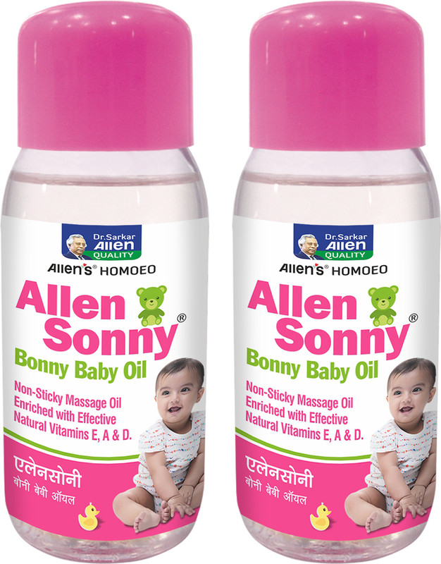allen sonny Bonny Baby Oil (200ml X 2)(400 ml)