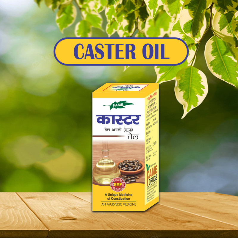 Fame Drugs Arandi Oil For Gastric Problem, Ulcerative colitis, Pain Relief(120 ml)