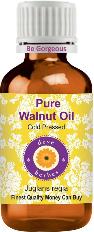deve herbes Pure Walnut Oil (Juglans regia) 100% Natural Therapeutic Grade Cold Pressed(30 ml)