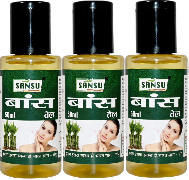 Sansu Bamboo Essential Oil | Bans oil | skin, hair -50ml (Pack of 3)(150 ml)