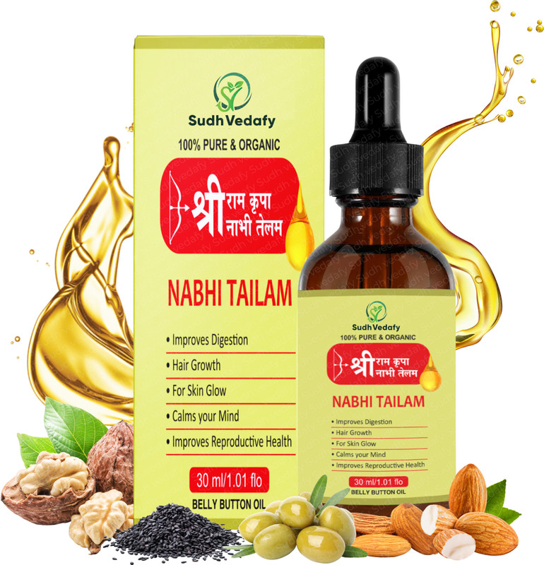 Sudh Vedafy Sri Ram Nabhi Tailam- Ayurvedic Nabhi Oil for Health and Beauty(30 ml)