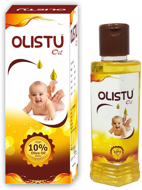 Olistu OIL For Baby, Baby_Massage Oil, Skin Care | Olive Oil With Vitamins A,E,D(100 ml)