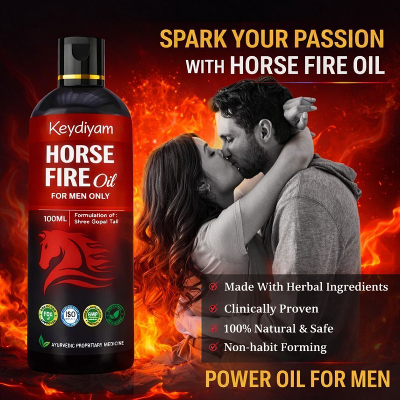 keydiyam HORSE FIRE OIL FOR MAN ONLY FOR MASSAGE OIL(100 ml)