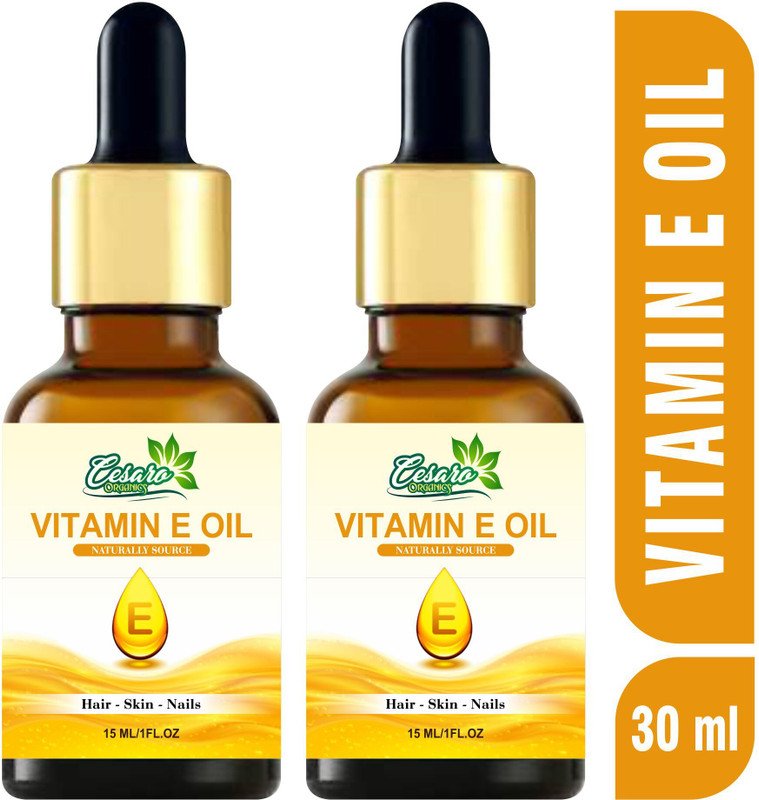 Cesaro Organics Pure Vitamin E Oil 30ml 100% Natural Therapeutic Grade(30 ml)