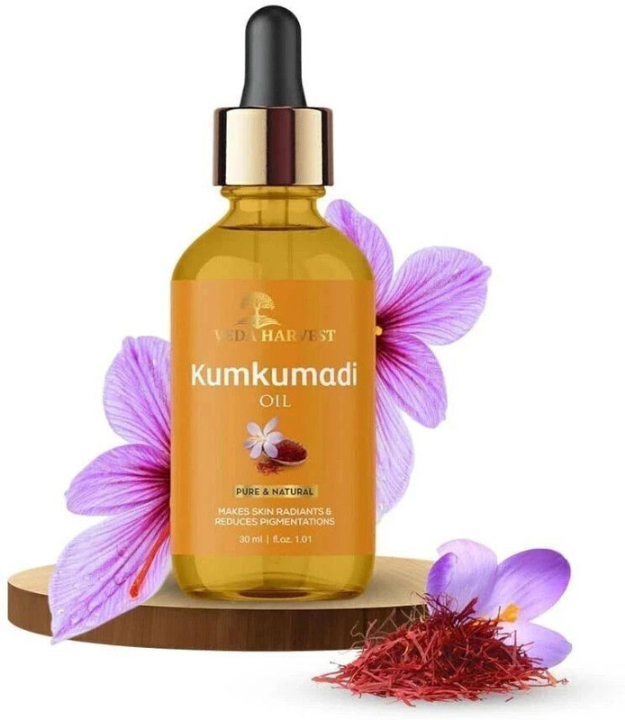veda harvest kumkumadi oil/Kumkumadi tailam for glowing skin | Skin brightening(30 ml)