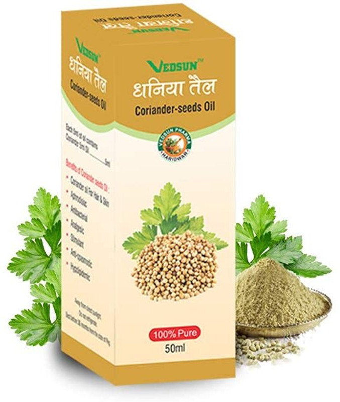 vedsun Natural Coriander Seed Dhaniya Oil for skin care(150 ml)
