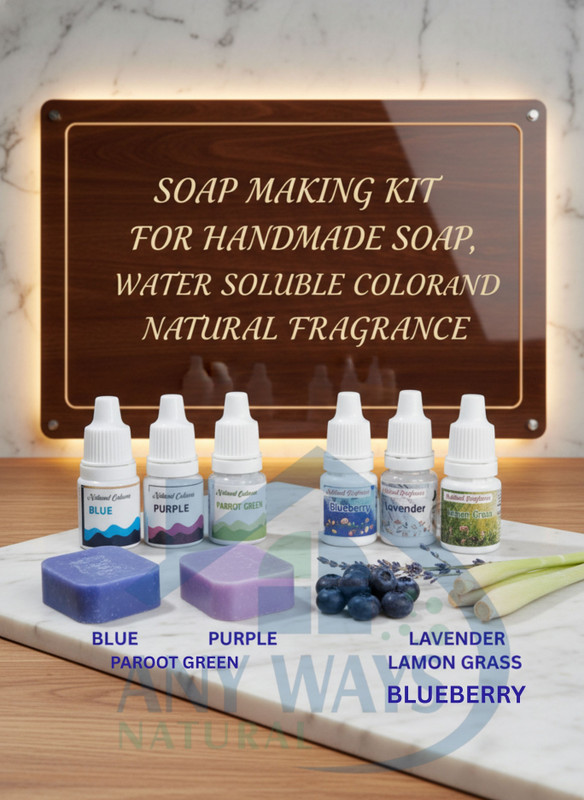 anyways Soap Making Fragrance oil and color for Handmade Soap PACK OF 6(60 ml)